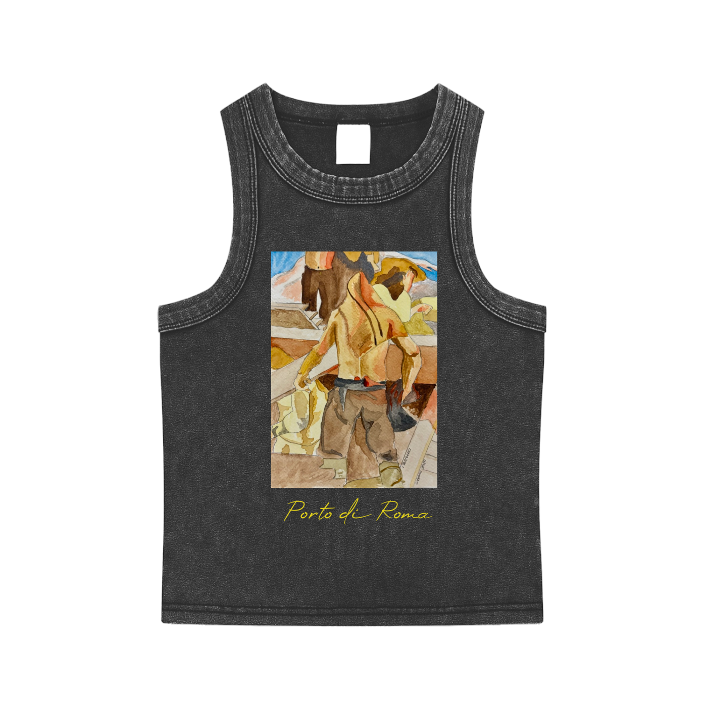 Porto di Roma Acquerello