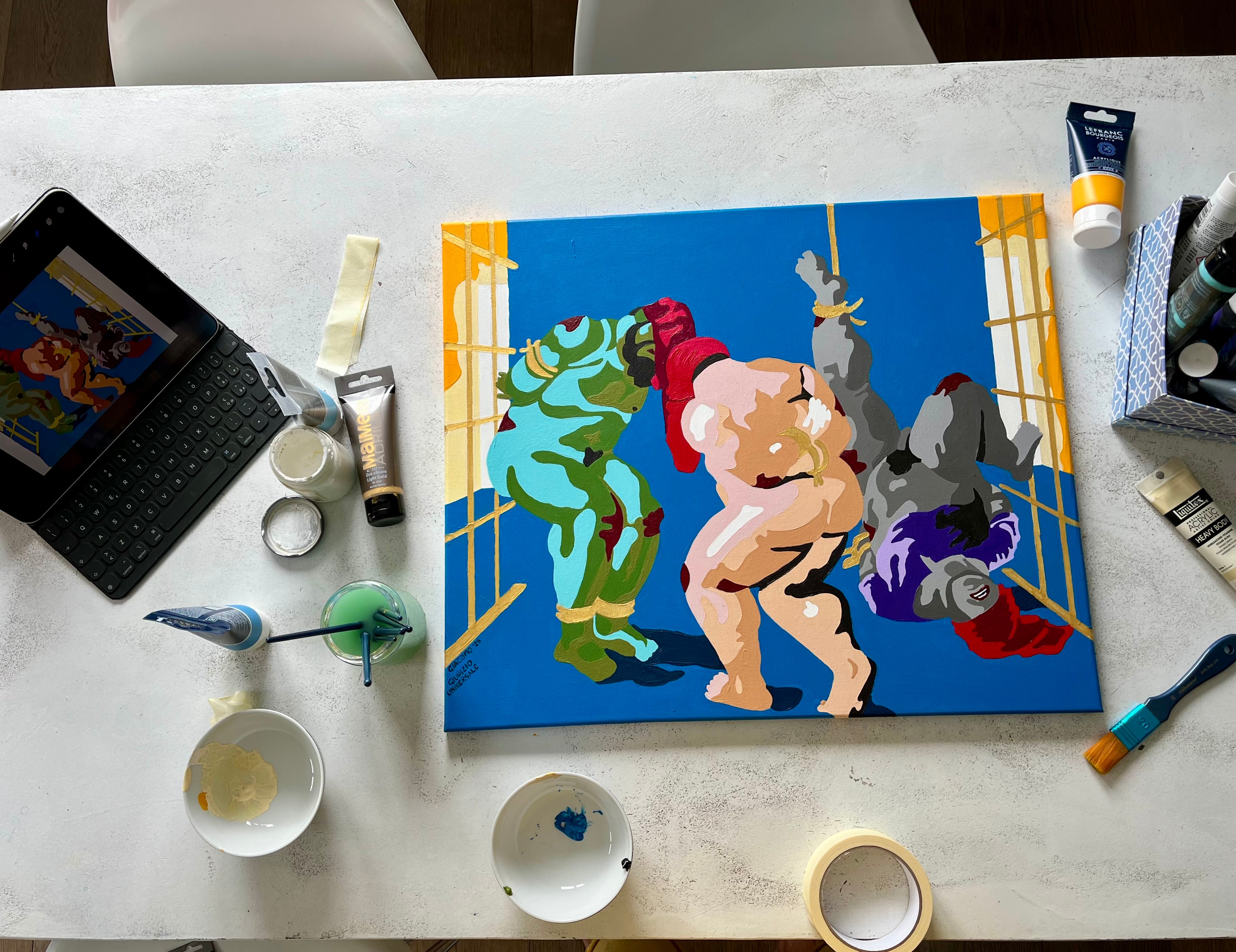 Giudizio Universale Acrilico